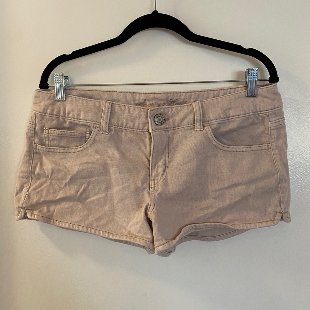 light pink shorts